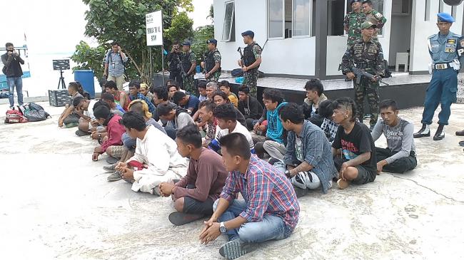 Tim WQFR Lantamal IV Gagalkan Penyelundupan TKI Ilegal di Pantai Stres