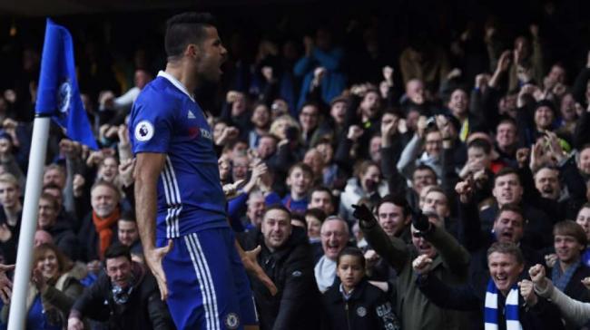 Berkat Costa, Chelsea Kembali Rebut Puncak Klasemen