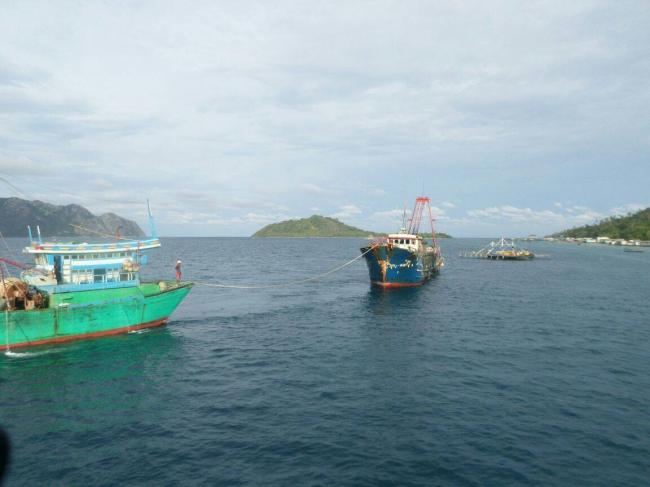 Bakamla Tangkap 4 Kapal Pencuri Ikan di Natuna
