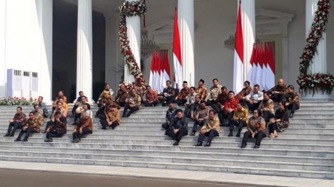 Jokowi Tak Larang Menteri Rangkap Jabatan Parpol