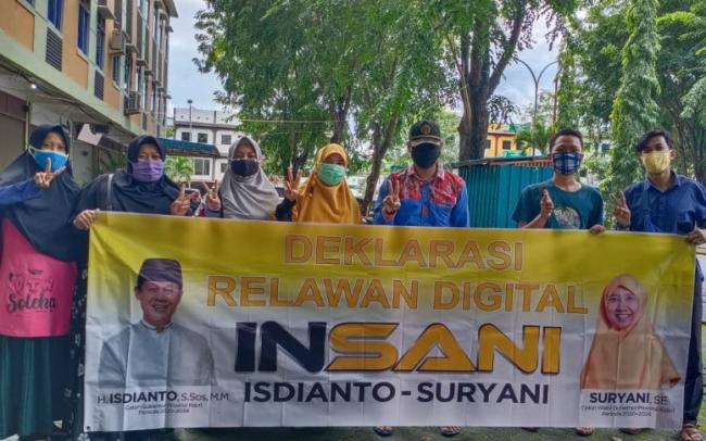 Relawan Digital INSANI All Out Kampanyekan Program Isdianto-Suryani di Media Sosial