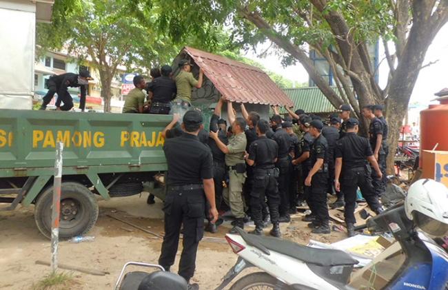 Pekan Ini, Satpol PP Tertibkan Kios Kaki Lima di Seluruh Batam