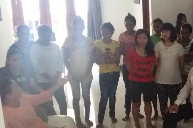Sebuah Rumah Mewah di Villa Panbil Jadi Penampungan TKW