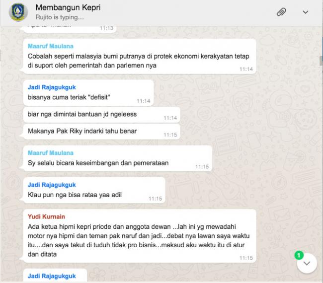 Diskusi Grup MK: Waralaba Asing Serbu Batam, Siapa Bermain?