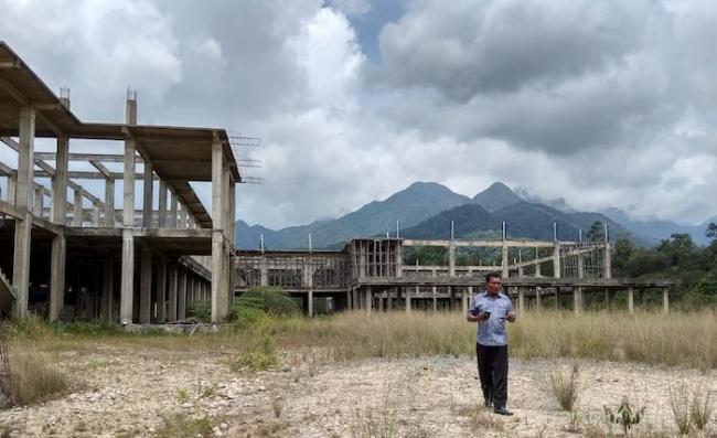 Habiskan Anggaran Rp 45 Miliar Kantor Bupati dan DPRD Lingga Masih Terbengkalai