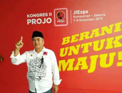 Foto Kasatpol PP Kepri Subandi Hadiri Kongres Projo Beredar di Medsos