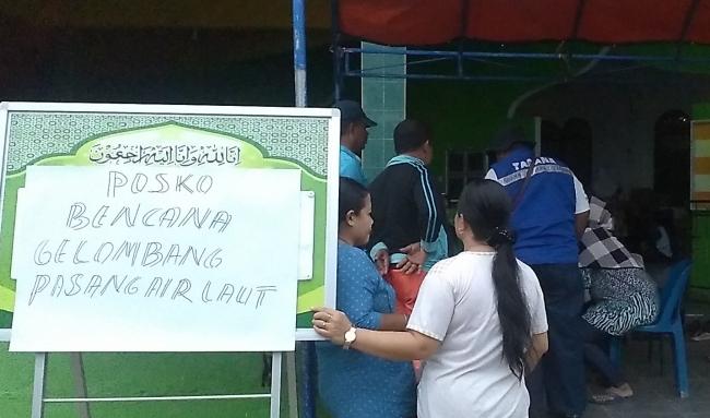 Pemko dan Polda Bangun Posko Bencana di Batu Merah 