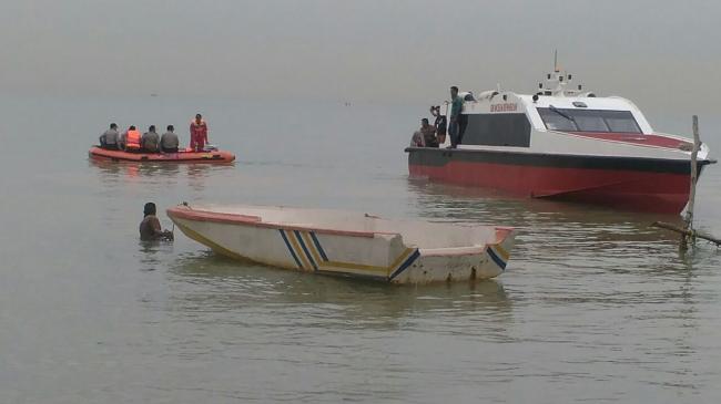 Polisi Kejar Satu Awak Speed Boat Tenggelam yang Kabur 