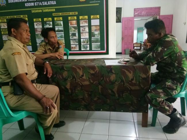 Kerja Sama Apik Kapten Tarimo Bersama Kades Bonomerto