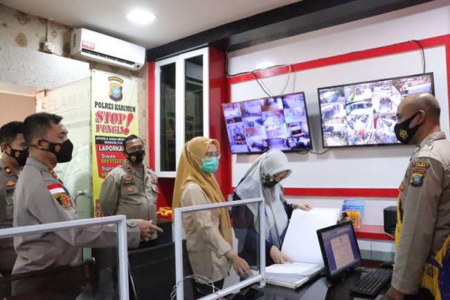 Tim Asistensi Kemenpan-RB Tinjau Pelayanan Publik Polres Karimun