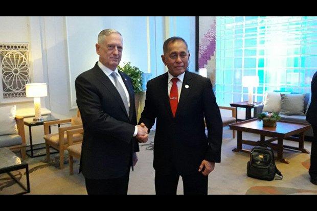 Bertemu Ryamizard, Menhan AS Minta Maaf Soal Panglima TNI