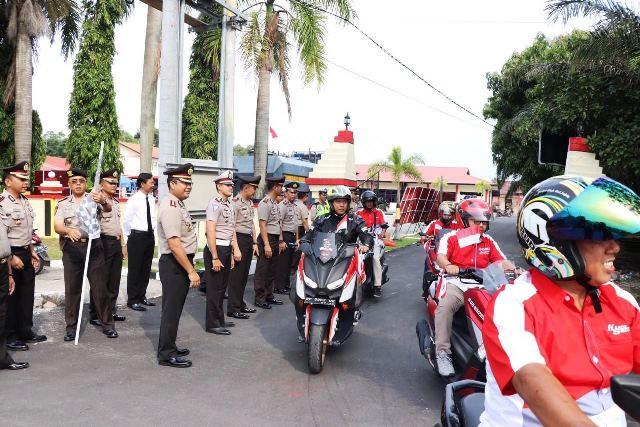 Polres Karimun Kampanye Keselamatan Berkendara saat Momen Sumpah Pemuda