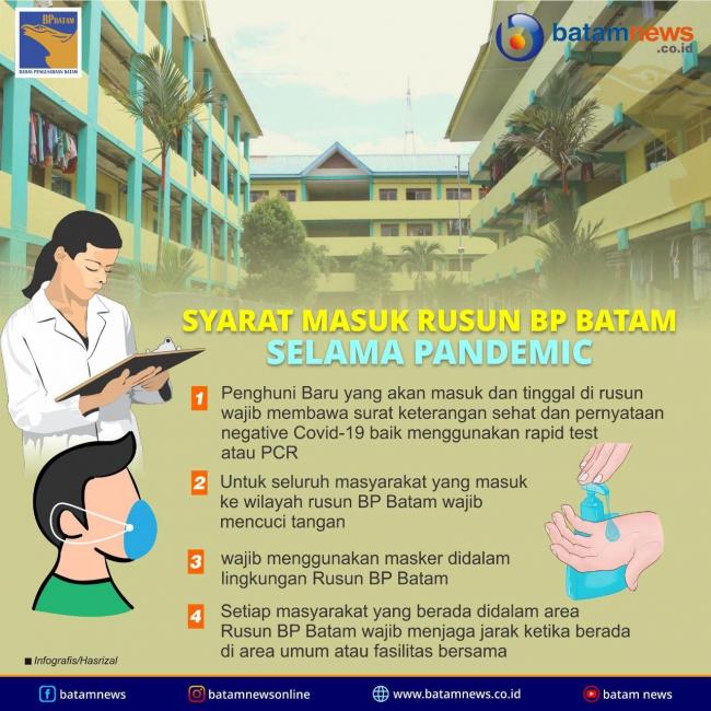 INFOGRAFIS: Syarat Huni Rusun BP Batam di Masa New Normal