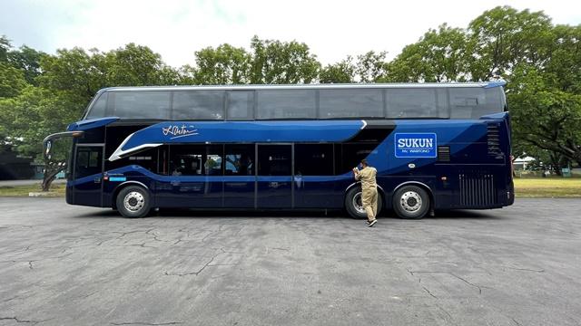 Mewahnya Bus Double Decker Milik Bos Pabrik Rokok Sukun