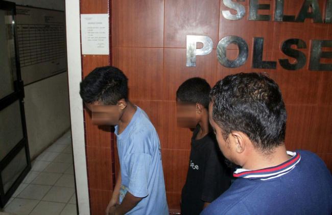 Polsek Batu Aji Bekuk Dua Remaja Pelaku Curanmor