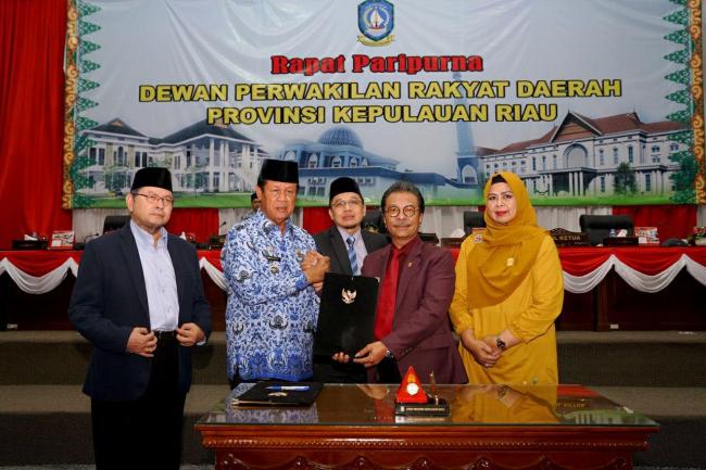 APBD Kepri 2020 Disahkan Sebesar Rp 3,94 Triliun