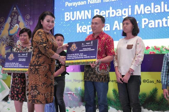 PGN Santuni 500 Anak Panti Asuhan Jelang Natal