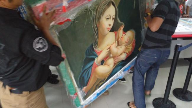 Nilai Sabu di Lukisan Bunda Maria Rp 27 Miliar