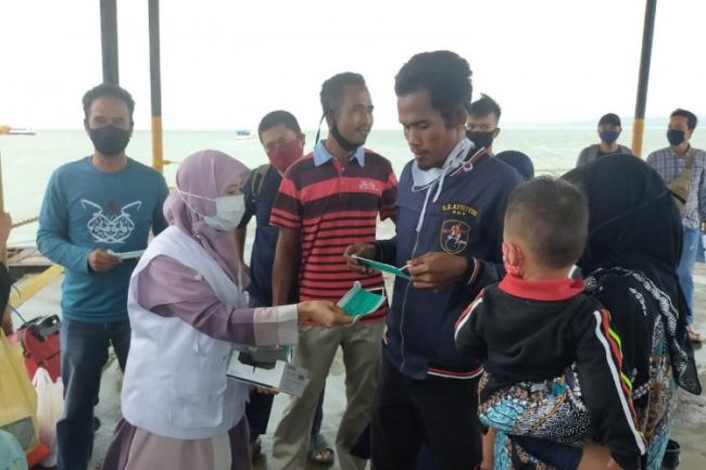 INSANI dan BERSINAR Launching Gerakan Karimun Bermasker