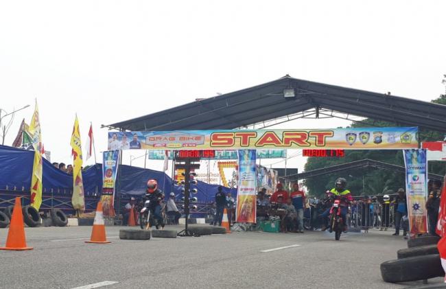 Ratusan Pembalap Ikuti Kejurnas Drag Bike di Karimun