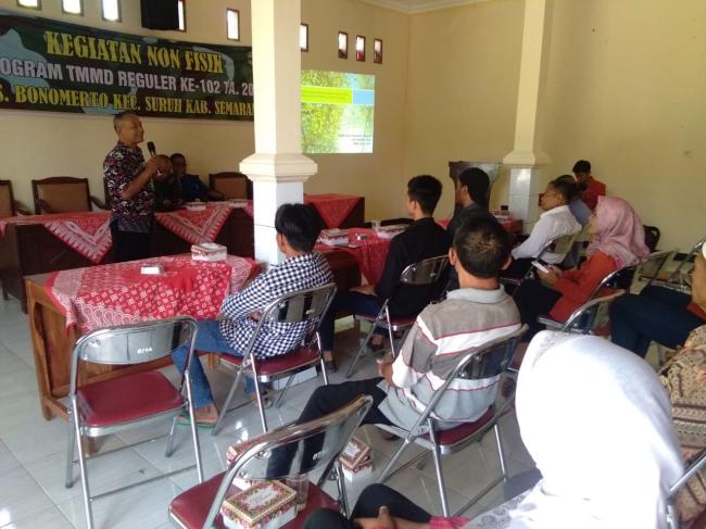 Penyuluhan Pengolahan Sampah Salah Satu Kegiatan Non Fisik TMMD
