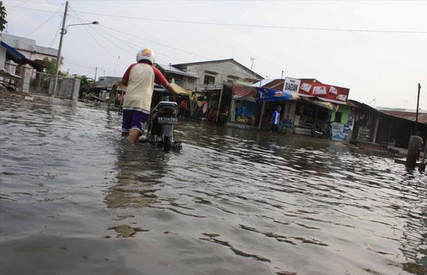 Banjir Rob Terparah di Pelimbak Teluk Natuna