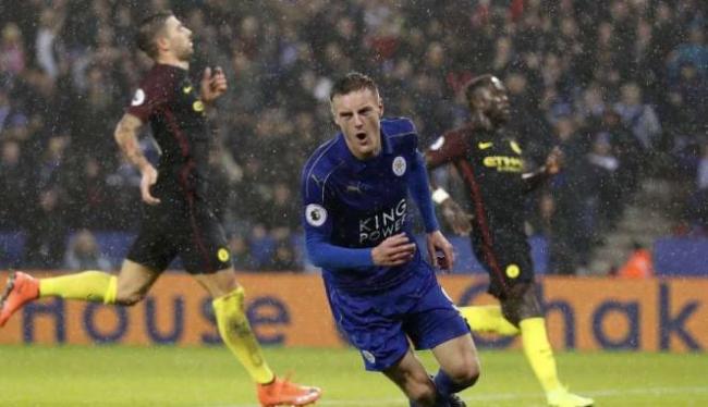  Leicester Bantai Manchester City   