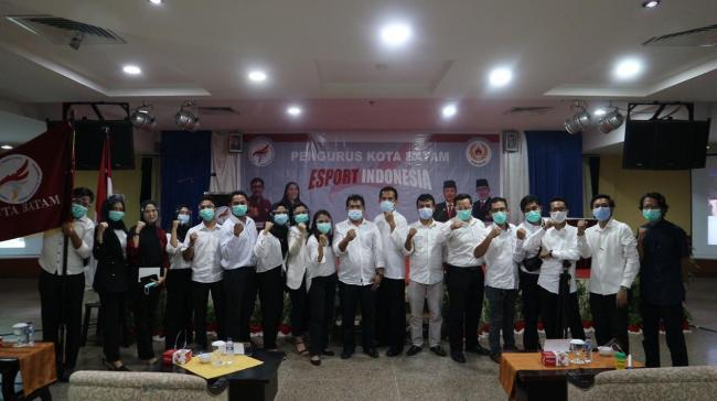 Pengurus Esport Indonesia Kota Batam Dikukuhkan