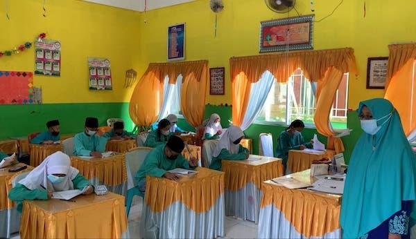 Sekolah di Kabupaten Karimun Nekat Mulai Tatap Muka
