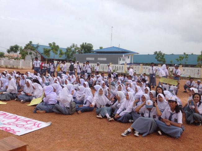Ratusan Siswa SMA Negeri 19 Batam Demo Minta Copot Kepsek