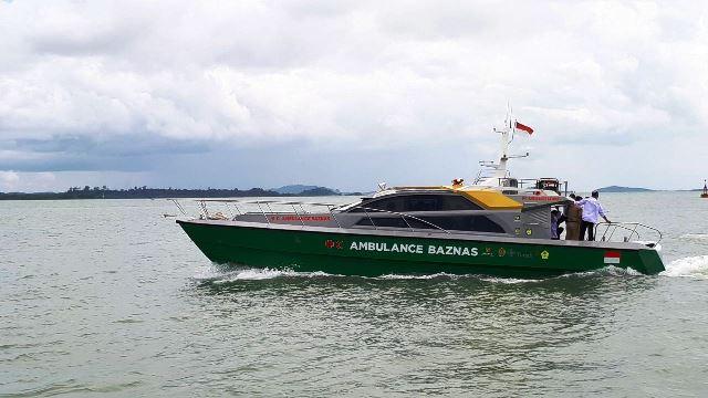 PT Timah Sumbangkan Ambulans Laut ke Pemkab Karimun