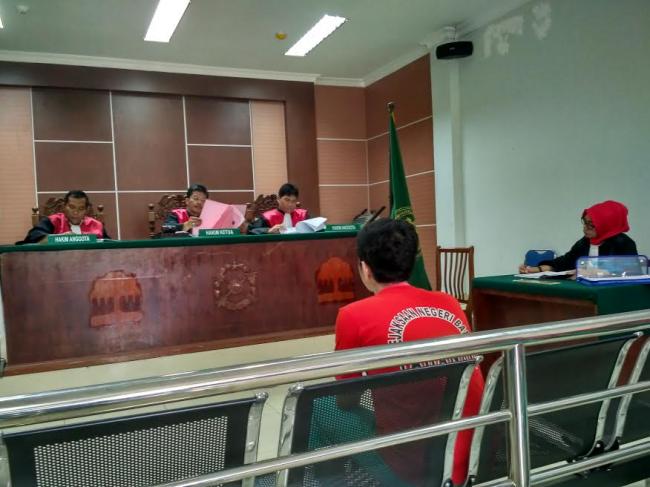 Miliki Sabu 2,54 gram, Hendra Bule Dibui 7 Tahun Penjara