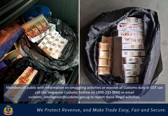 Singapore Customs Tangkap Lima Pembeli Rokok Ilegal secara Online