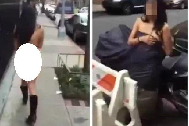 Pria Ini Tega Telanjangi Istri di Jalanan Akibat Chatting Mesum