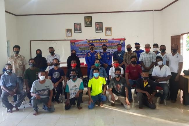 Satpolairud Polres Lingga Beberkan Bahaya Radikalisme ke Warga