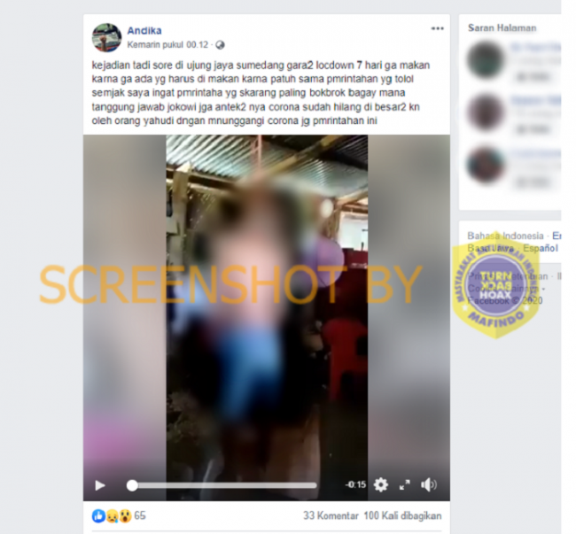 Satu Keluarga di Sumedang Gantung Diri Akibat Kelaparan, Fakta/Hoaks?
