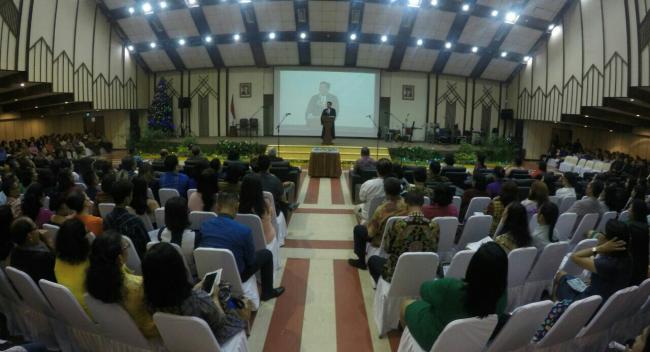 Ini Pesan Kepala BP Batam Saat Hadiri Perayaan Natal Pegawai