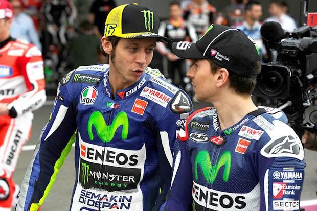 Tiba-tiba Lorenzo Puji Valentino Rossi