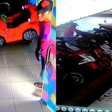 Pria Ini Terekam Kamera Saat Curi Motor di Top 100 Tembesi, tapi Lolos