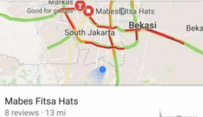 Cari Markas FPI Muncul Mabes Fitsa Hats, Google Minta Maaf  