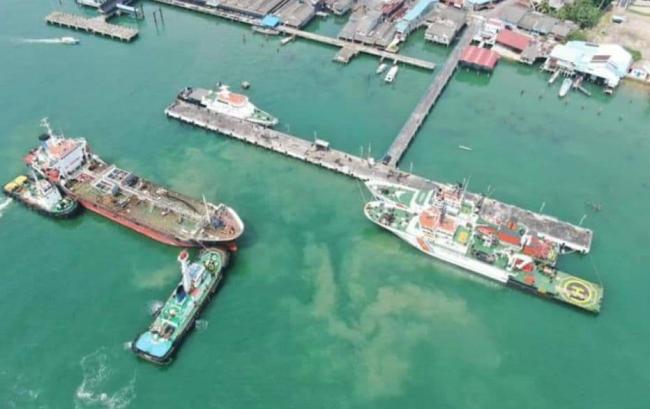 Tanker MT Great Marine Hanyut dari Perairan Internasional ke Bintan