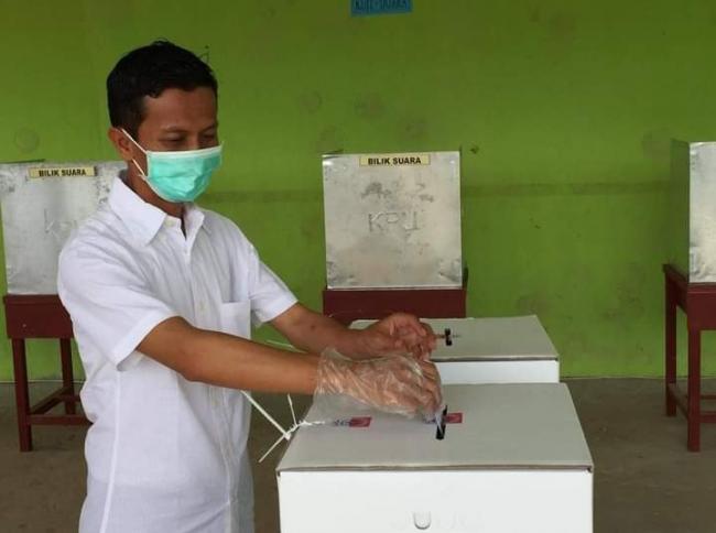 Nyoblos di Kampung Halaman, Riki Syolihin: Insya Allah 2HRS Menang