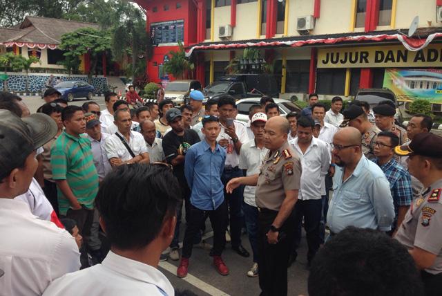 Sopir Taksi Bubar, Kapolres: Lebih Baik Kalian Cari Setoran untuk Istri 