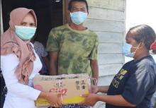 Puskesmas Benan Bantu Korban Rumah Ambruk di Mensanak Lingga