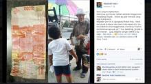 Duh, Kakek Penjual Donat Keliling Ditipu Pakai Uang Mainan  
