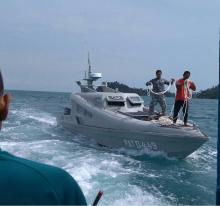 Lantamal IV Â Tanjungpinang Sempat Turunkan Dua Patkamla SAR