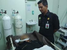 Seorang Pria Paruh Baya Tanpa Identitas Diduga Tewas Kecelakaan