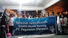 Pegadaian Batam Berangkatkan 250 Pemudik Tujuan Belawan
