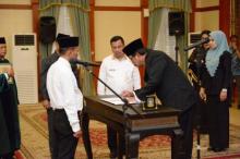 Lantik Pejabat Baru, Gubernur Nurdin: Jangan Sampai Buat Kesalahan