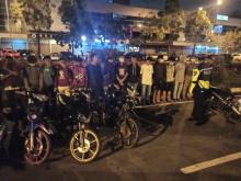 Balap Liar Simpang Kara Dibubarkan Aparat, Puluhan Remaja Ditilang